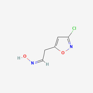 (Z)-2-(3-chloroisoxazol-5-yl)acetaldehyde oxime