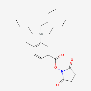 molecular formula C24H37NO4Sn B582688 Mate-N CAS No. 149879-61-8