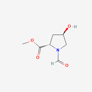 (2S,4R)-Methyl 1-formyl-4-hydroxypyrrolidine-2-carboxylate