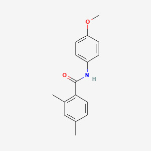 molecular formula C16H17NO2 B5826908 N-(4-methoxyphenyl)-2,4-dimethylbenzamide CAS No. 673443-85-1