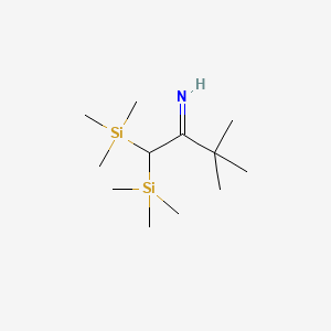 3,3-Dimethyl-1,1-bis(trimethylsilyl)butan-2-imine