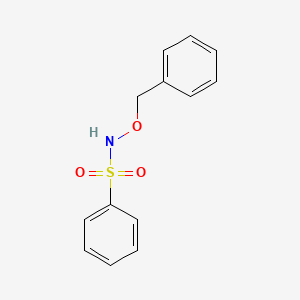 molecular formula C13H13NO3S B5826937 N-(benzyloxy)benzenesulfonamide CAS No. 5185-79-5