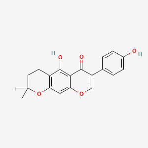 molecular formula C20H18O5 B582694 Erythrivarone A 