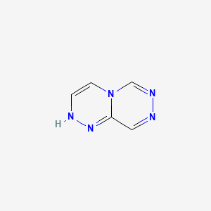 molecular formula C5H5N5 B582697 2h-[1,2,4]Triazino[5,4-c][1,2,4]triazine CAS No. 157420-78-5