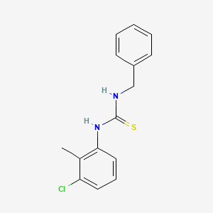 molecular formula C15H15ClN2S B5827032 1-Benzyl-3-(3-chloro-2-methylphenyl)thiourea 