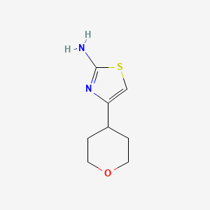 molecular formula C8H12N2OS B5827075 4-(Oxan-4-yl)-1,3-thiazol-2-amine CAS No. 88572-01-4