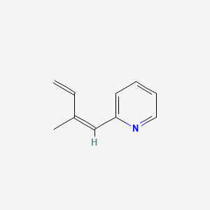 molecular formula C10H11N B582718 2-[(1Z)-2-Methyl-1,3-butadien-1-yl]pyridine CAS No. 144343-88-4