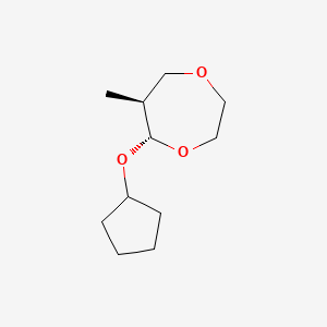 1,4-Dioxepane,5-(cyclopentyloxy)-6-methyl-,trans-(9CI)