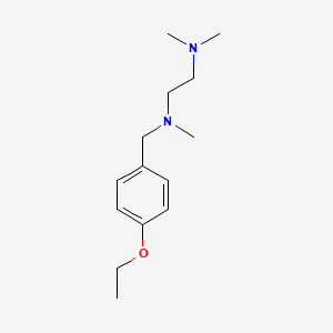 molecular formula C14H24N2O B5827191 N'-[(4-ethoxyphenyl)methyl]-N,N,N'-trimethylethane-1,2-diamine 
