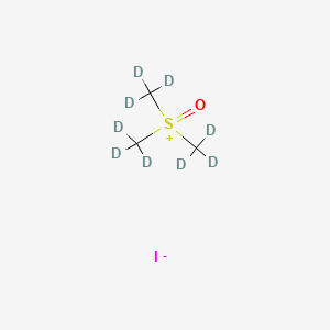 molecular formula C3H9IOS B582730 Trimethylsulfoxonium-d9 Iodide CAS No. 23726-00-3
