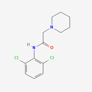 molecular formula C13H16Cl2N2O B5827306 N-(2,6-dichlorophenyl)-2-(1-piperidinyl)acetamide 