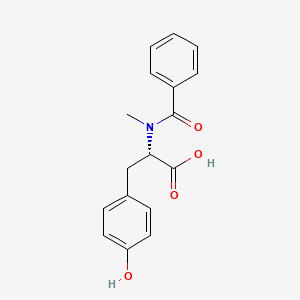 molecular formula C17H17NO4 B582764 N-Benzoyl-N-methyl-L-tyrosine CAS No. 1798902-86-9