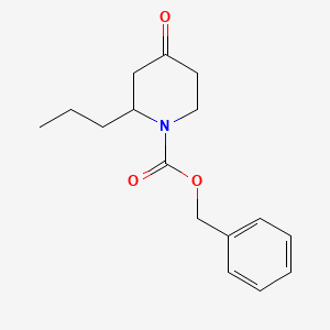 Benzyl 4-oxo-2-propylpiperidine-1-carboxylate