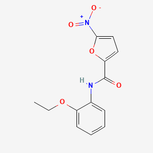 molecular formula C13H12N2O5 B5827855 N-(2-ethoxyphenyl)-5-nitrofuran-2-carboxamide 