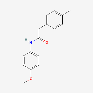 molecular formula C16H17NO2 B5827862 N-(4-methoxyphenyl)-2-(4-methylphenyl)acetamide 
