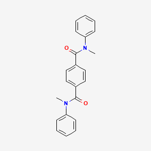 molecular formula C22H20N2O2 B5827898 N1,N4-DIMETHYL-N1,N4-DIPHENYLBENZENE-1,4-DICARBOXAMIDE 