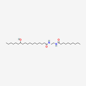 12-Hydroxy-N-(2-((1-oxodecyl)amino)ethyl)octadecanamide