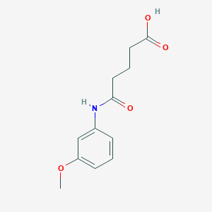 molecular formula C12H15NO4 B5828043 N-(3-METHOXYPHENYL)GLUTARAMIC ACID 