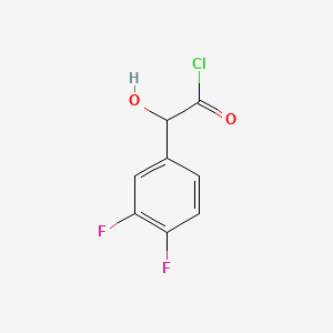 (3,4-Difluorophenyl)(hydroxy)acetyl chloride