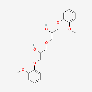 molecular formula C20H26O7 B582824 Guaifenesin dimer CAS No. 1797132-23-0