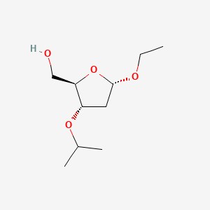 ((2R,3S,5S)-5-Ethoxy-3-isopropoxytetrahydrofuran-2-yl)methanol