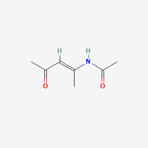 N-[(2E)-4-Oxo-2-penten-2-yl]acetamide