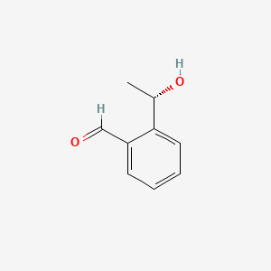 molecular formula C9H10O2 B582828 2-[(1S)-1-Hydroxyethyl]benzaldehyde CAS No. 157563-46-7
