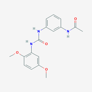 molecular formula C17H19N3O4 B5828398 N-(3-{[(2,5-dimethoxyphenyl)carbamoyl]amino}phenyl)acetamide 