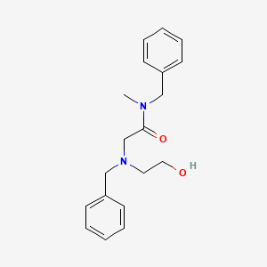 molecular formula C19H24N2O2 B582855 N-Benzyl-2-[benzyl(2-hydroxyethyl)amino]-N-methylacetamide CAS No. 1797817-65-2