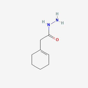 molecular formula C8H14N2O B582859 2-(Cyclohex-1-en-1-yl)acetohydrazide CAS No. 159427-00-6