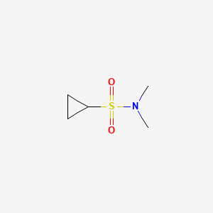 molecular formula C5H11NO2S B582864 N,N-dimethylcyclopropanesulfonamide CAS No. 146475-54-9