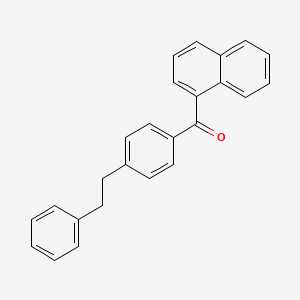 molecular formula C25H20O B582869 4-Dibenzyl 1-Naphthyl Ketone CAS No. 158098-50-1