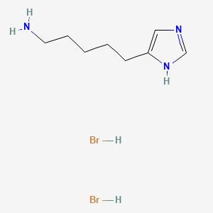 molecular formula C8H17Br2N3 B582877 Impentamine dihydrobromide CAS No. 149629-70-9