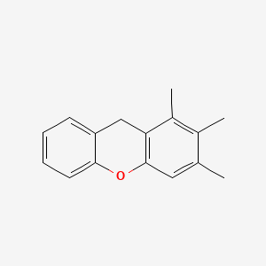 molecular formula C16H16O B582880 1,2,3-Trimethyl-9H-xanthene CAS No. 146472-43-7