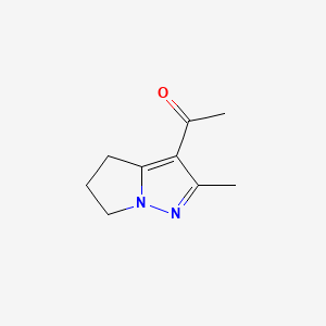 1-(2-methyl-5,6-dihydro-4H-pyrrolo[1,2-b]pyrazol-3-yl)ethanone