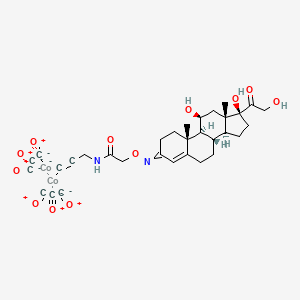 molecular formula C32H35Co2N2O12- B582895 (Cort-Co)-E CAS No. 151215-33-7