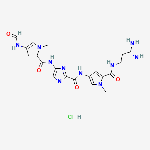 molecular formula C21H27ClN10O4 B582899 2-Imidazoledistamycin CAS No. 142211-78-7