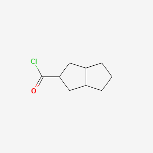 molecular formula C9H13ClO B582908 Octahydropentalene-2-carbonyl chloride CAS No. 150435-90-8