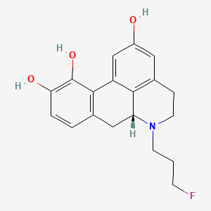 2,10,11-Trihydroxy-N-(n-3-fluoropropyl)norapomorphine