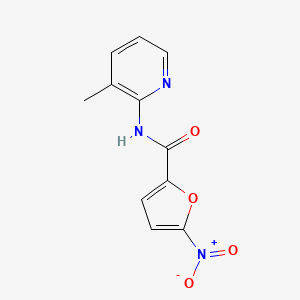 molecular formula C11H9N3O4 B5829140 N-(3-methylpyridin-2-yl)-5-nitrofuran-2-carboxamide 