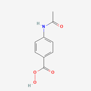 molecular formula C9H9NO4 B582916 4-Acetamidobenzenecarboperoxoic acid CAS No. 142225-84-1