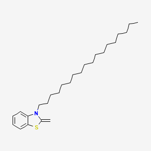 molecular formula C26H43NS B582921 2-Methylene-3-octadecyl-2,3-dihydro-1,3-benzothiazole CAS No. 154115-18-1