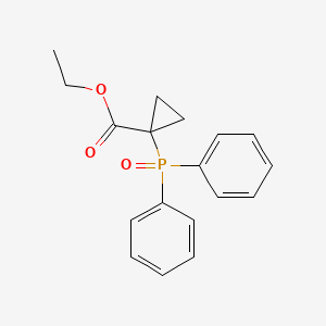 molecular formula C18H19O3P B5829509 Ethyl 1-diphenylphosphorylcyclopropane-1-carboxylate 