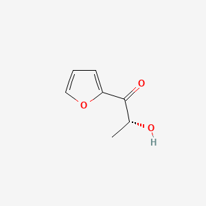 molecular formula C7H8O3 B582978 Furan-2-yl[(R)-1-hydroxyethyl] ketone CAS No. 152723-24-5
