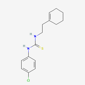 molecular formula C15H19ClN2S B5829848 N-(4-chlorophenyl)-N'-[2-(1-cyclohexen-1-yl)ethyl]thiourea 