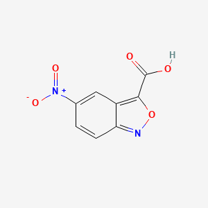 molecular formula C8H4N2O5 B582988 5-Nitro-2,1-benzoxazole-3-carboxylic acid CAS No. 146426-39-3