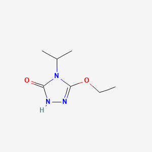 molecular formula C7H13N3O2 B582991 3-Ethoxy-4-isopropyl-1H-1,2,4-triazol-5(4H)-one CAS No. 145028-05-3