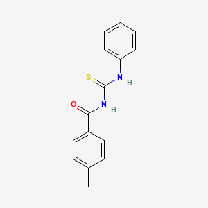 molecular formula C15H14N2OS B5829994 4-methyl-N-(phenylcarbamothioyl)benzamide CAS No. 65739-28-8