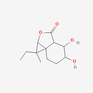 molecular formula C12H16O4 B583000 3-Butylidene-4,5,6,7-tetrahydro-6,7-dihydroxy-1(3H)-isobenzofuranone CAS No. 153609-96-2