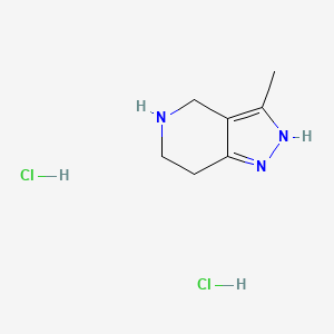 3-Methyl-4,5,6,7-tetrahydro-1H-pyrazolo[4,3-c]pyridine dihydrochloride